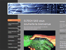 Tablet Screenshot of eltech-sas.com